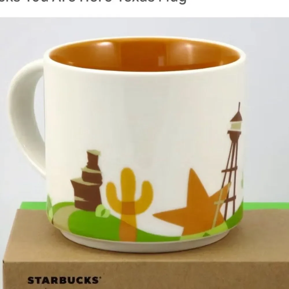 2017 Starbucks Texas YOU ARE HERE Coffee Mug 14 fl oz Collectors Cup